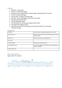 Ranking Drop Investigation 22