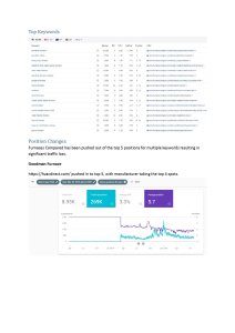 Ranking Drop Investigation 26